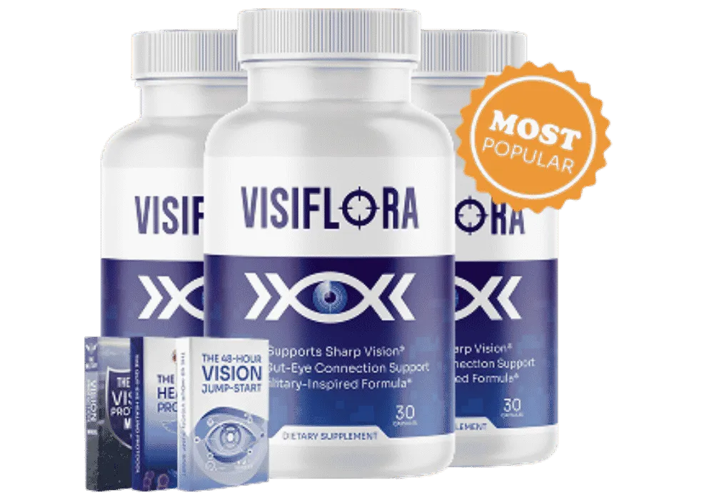 VisiFlora 3 bottles — 90-day supply